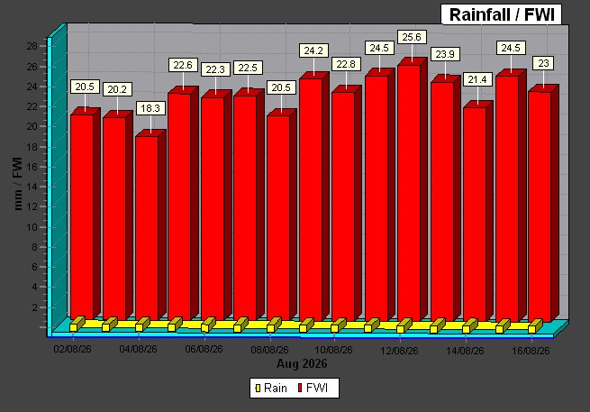 Rain to FWI